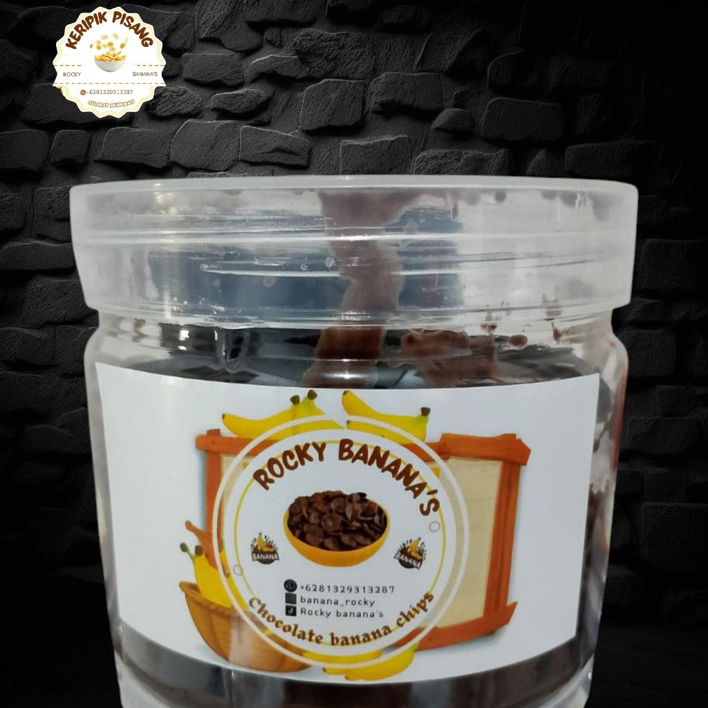 

kripik pisang coklat lumer rocky banana's