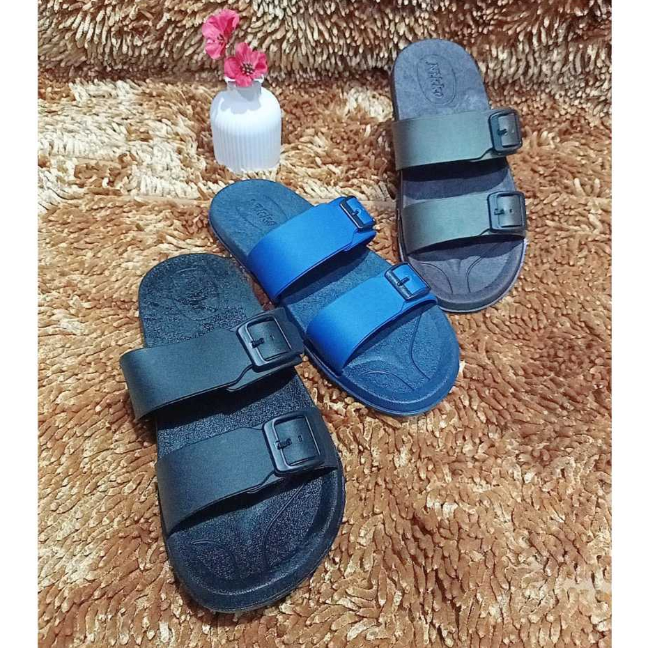 PROMOBIG SALE Nikko sandal Ban2 M-XL/Sandal selop laki murah NK 607M bukan sandal selop IRI BILANG B