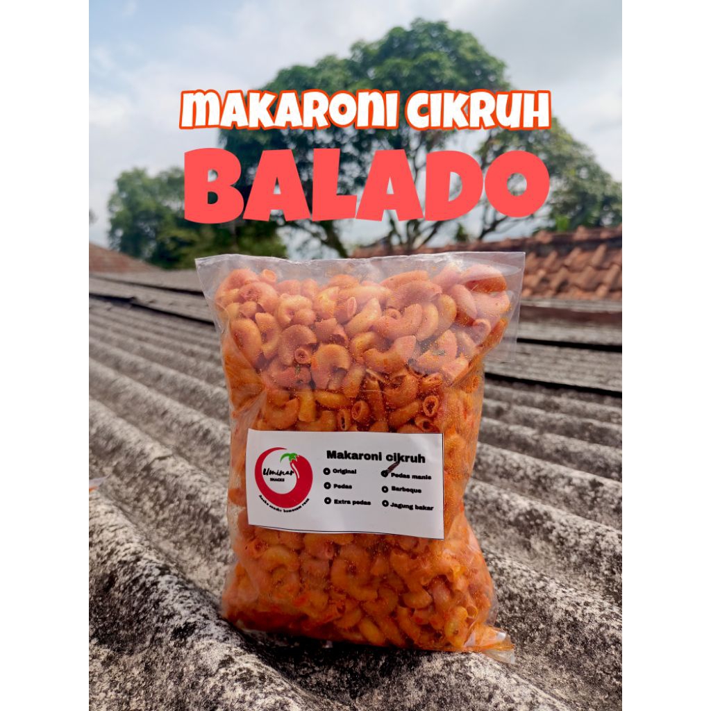 

makaroni cikruh balado/pedas manis 250 gram