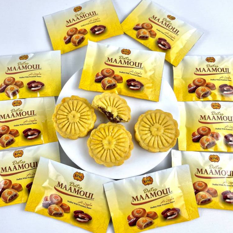

Dates Maamoul King 12 Pcs 240 Gram Premium Cemilan Sehat