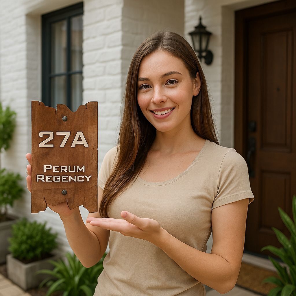 Nomor Rumah Aesthetic Kayu 2 Layer Nomor Rumah Kayu Murah Minimalis