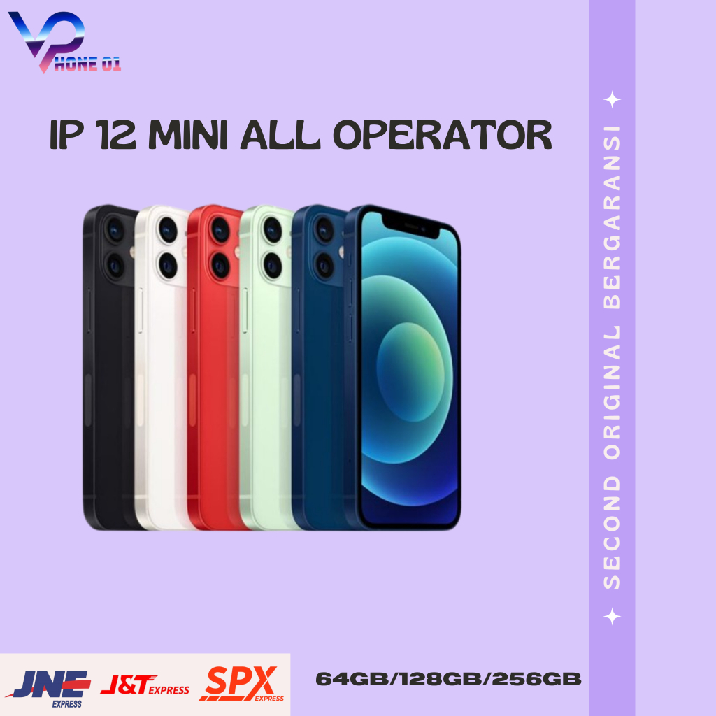 ip second 12 mini 64gb/128gb mulus bergaransi