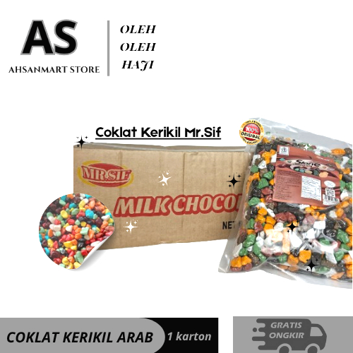 

Coklat Kerikil Arab Mr. Sif Coklat Batu Stone Kemasan 6kg Dus