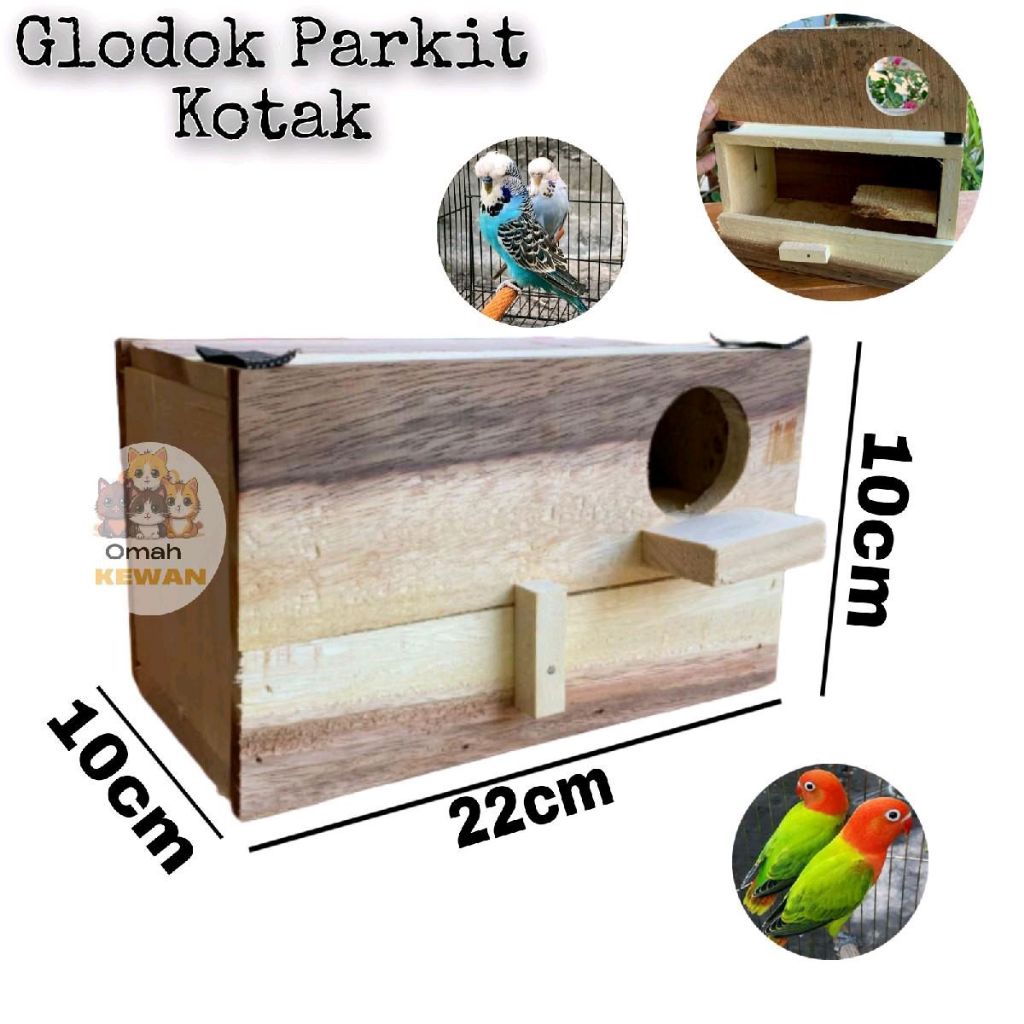 glodok parkit dan lovebird kotak