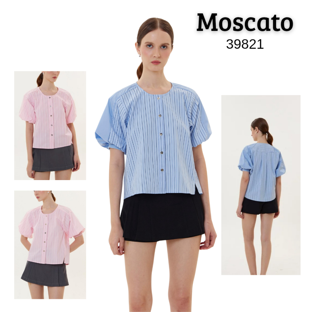 MOSCATO Blouse Pendek Katun Wanita 39823
