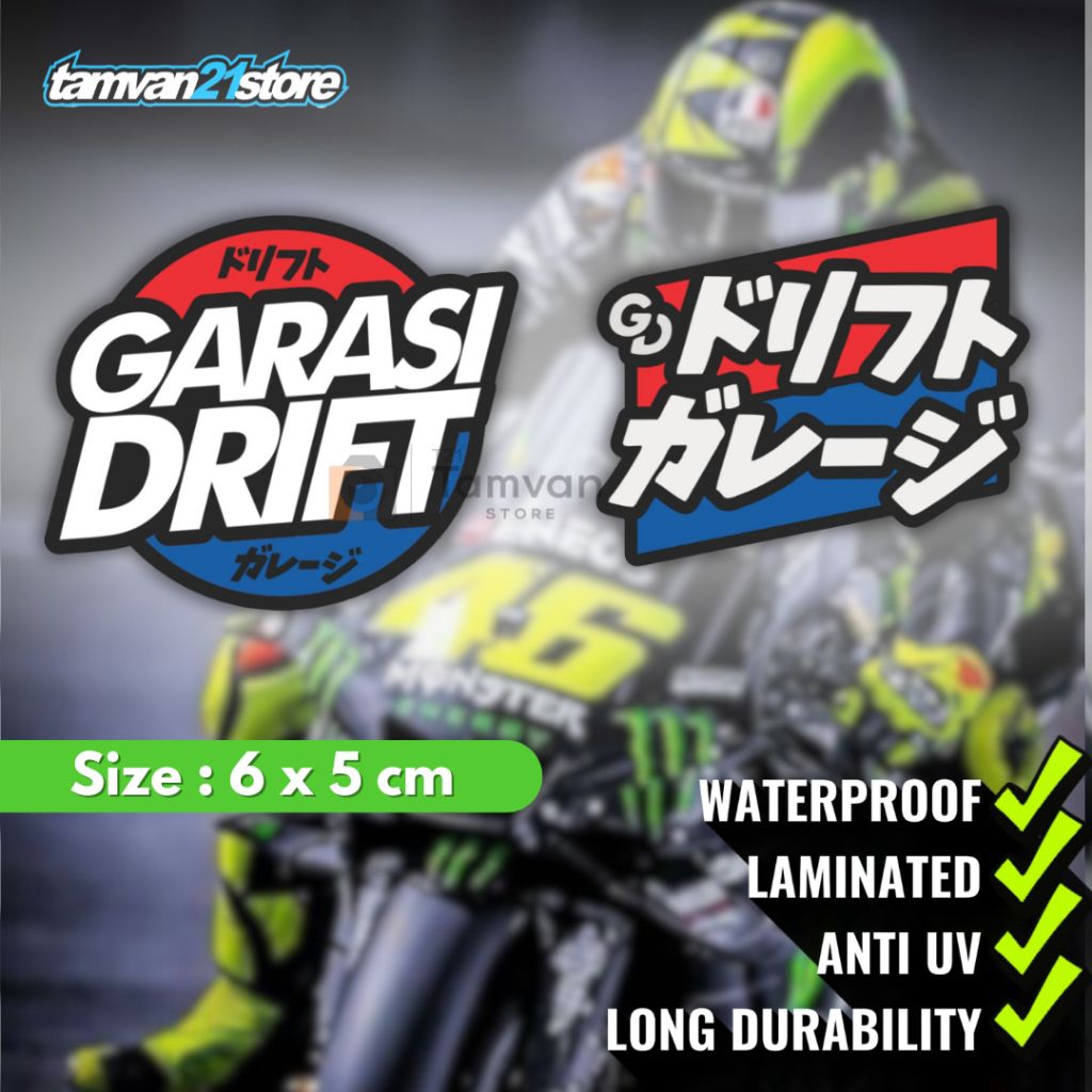 STICKER GARASI DRIFT STICKER SPONSOR