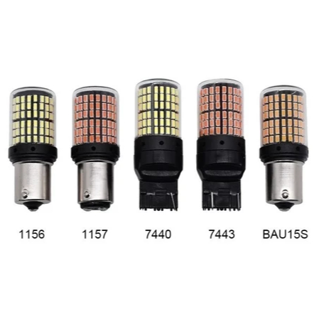 Bohlam Lampu Sen Sein Riting Brake Lamp LED 144 Titik Variasi Mobil Motor Super Terang