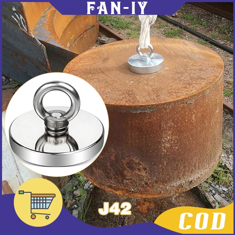 Magnet Bulat Besar / Magnet Fishing / Magnet Neodymium Kuat / Round Magnet