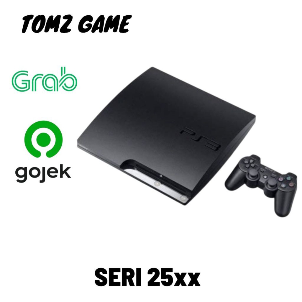 PS3 SLIM SERI 25xxx 500GB + 2 STICK WIRLESS (FULL SET & FULL GAME, 160GB 250GB 320GB 500GB