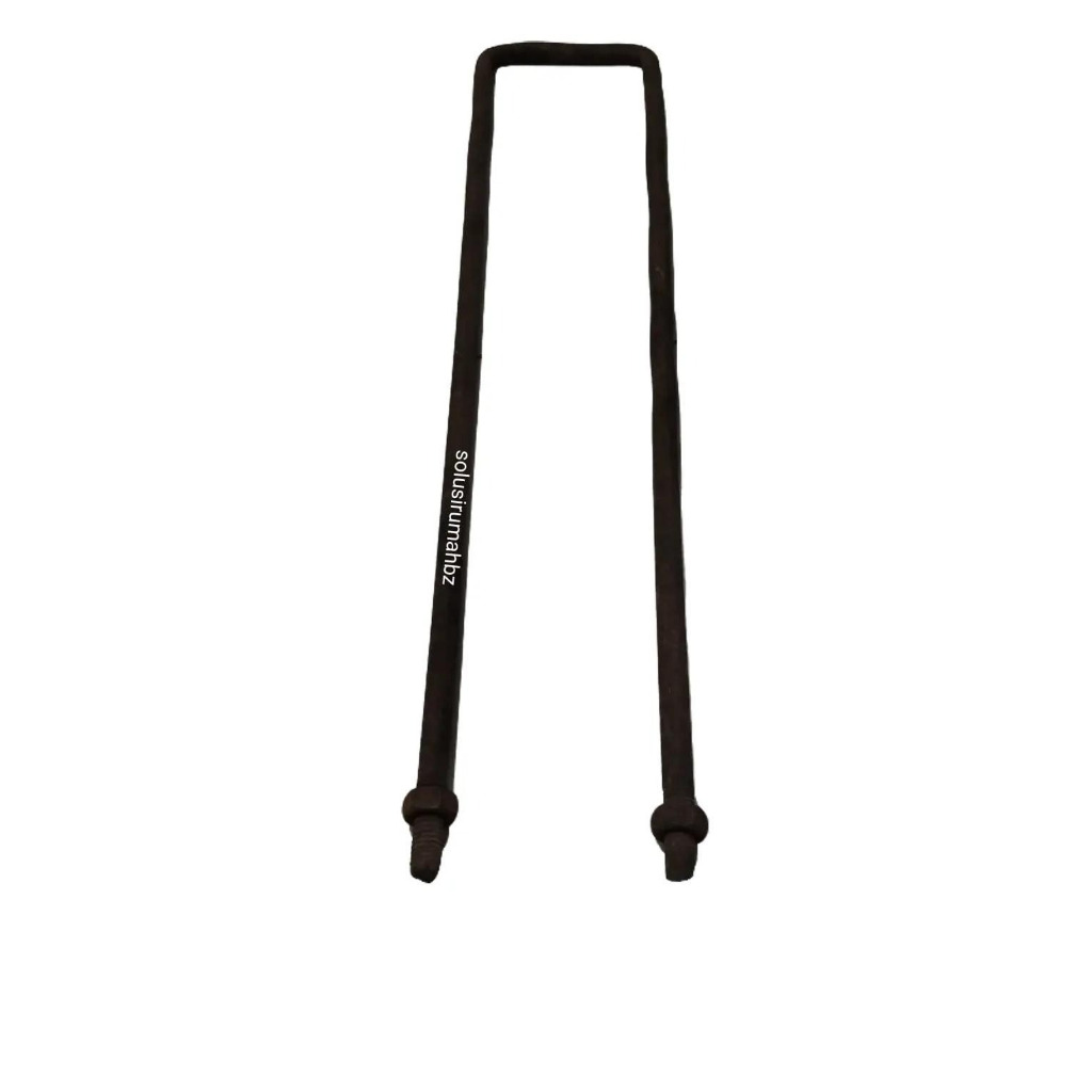 PER PCS BEGEL U LEBAR dalam 10CM X Panjang 55CM BENGKALONG KAWEL BESI BETON U KAYU u bolt truk