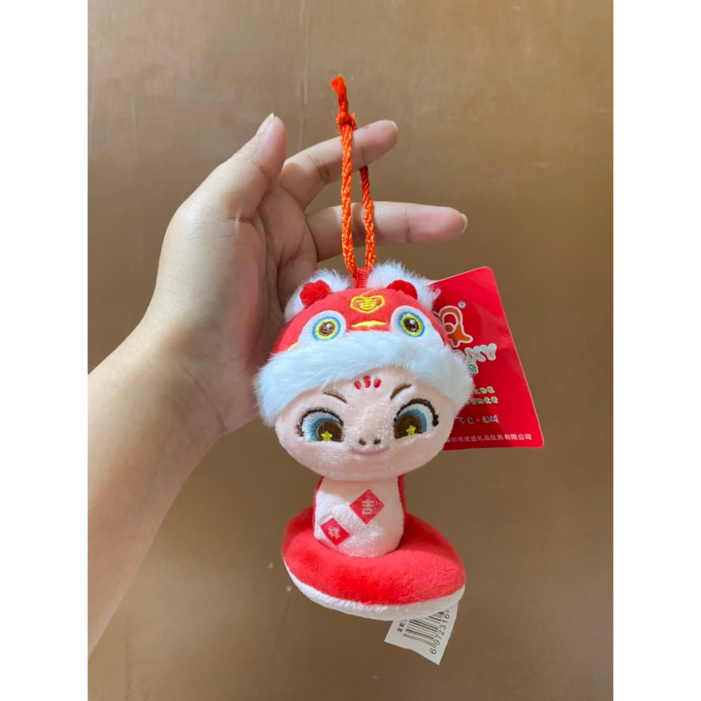Boneka Karakter Shio Ular size 13cm / Boneka Ular / Boneka Ular / Boneka Tahun Ular