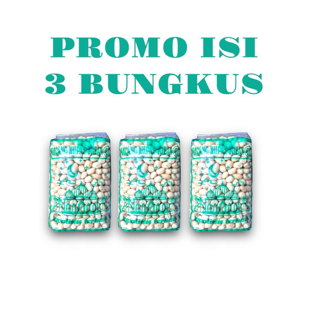 

3 bungkus kacang kupas asli tuban kemasan 250 gram total berat 750 gram