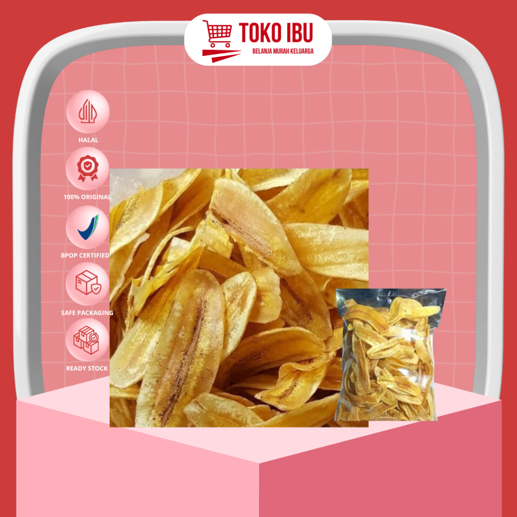 

Keripik Pisang Mamang 200 gr / 1KG | Lumer Cokelat