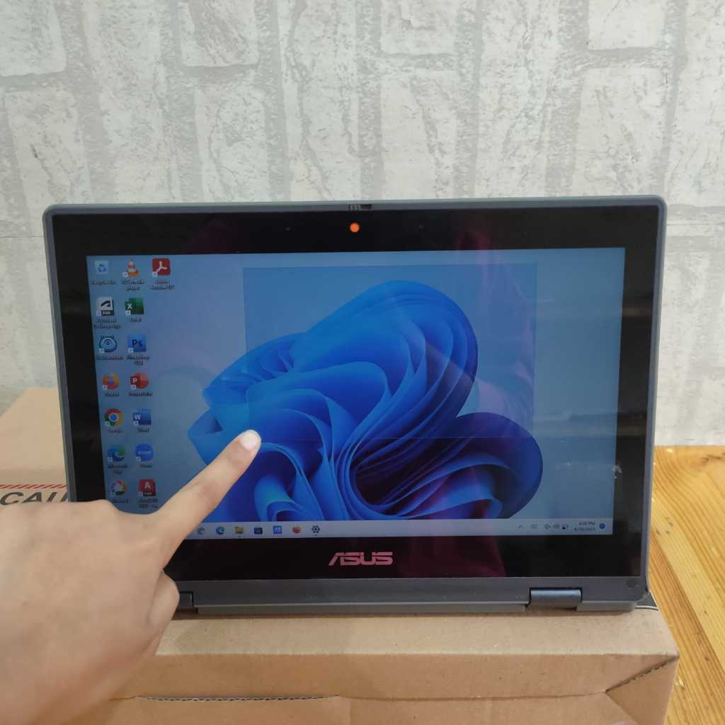 Notebook Asus BR1100FK (Touchscreen), Layar bisa Flip 360° Jadi Tablet, Celeron-N4500, Intel UHD Gra