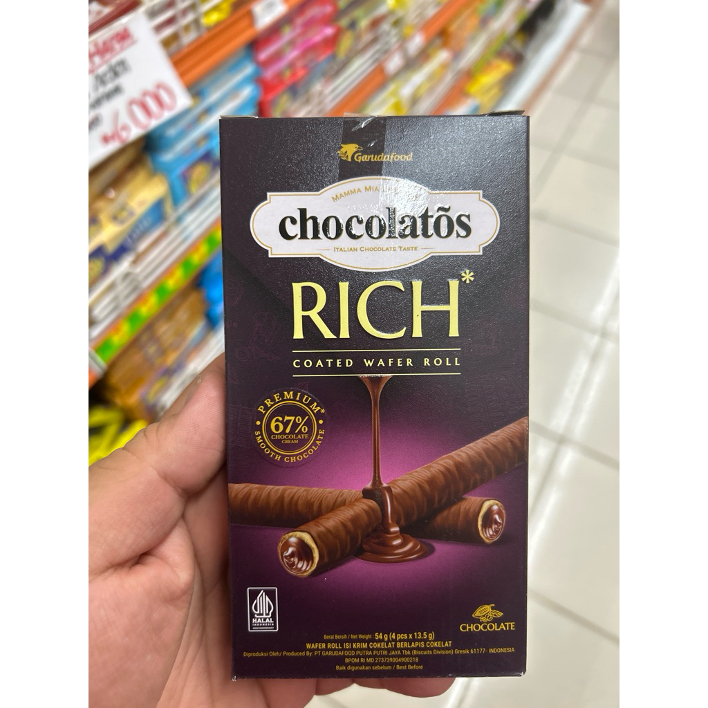 

Chocolatos Rich 54gram (4) box