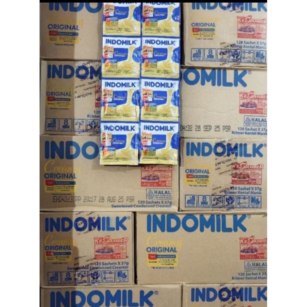 susu indomilk sachet (harga 1 dus )