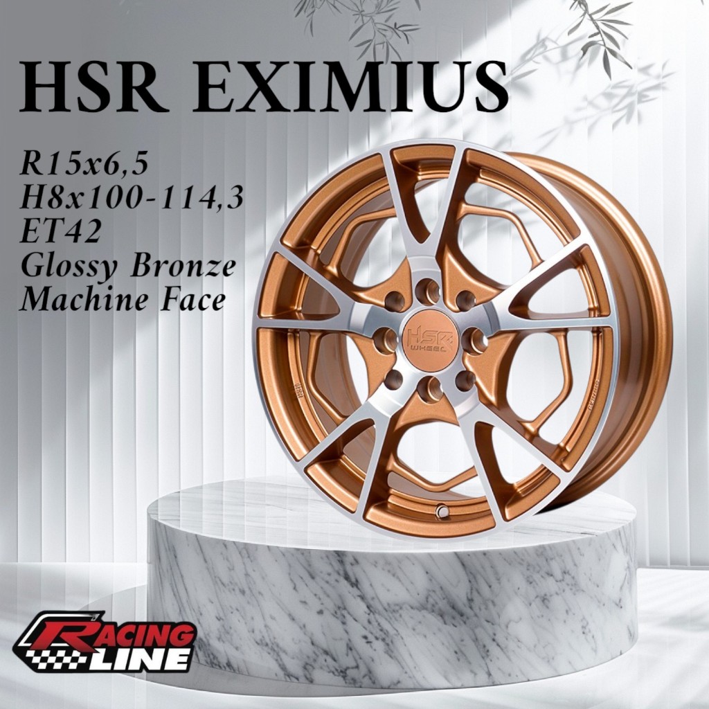 Velg mobil hsr ring 15 untuk mobilio vios genio karimun dll HSR EXIMIUS R15 promo velg