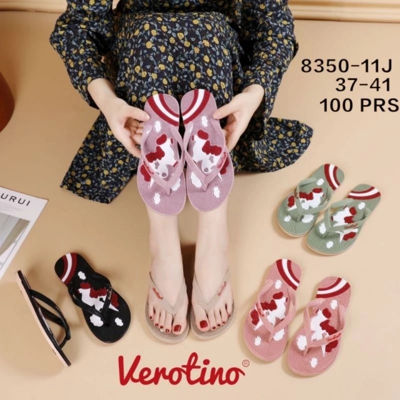 Sandal Jepit Wanita Dewasa Karet Sendal Terapi Sendal Rematik Karet Empuk Bikin Geli-Geli