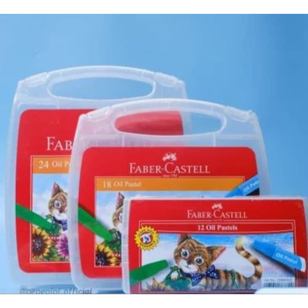 

Faber-Castell Hexagonal Oil Pastel 12 eco / 18 eco / 24 eco - Set.
