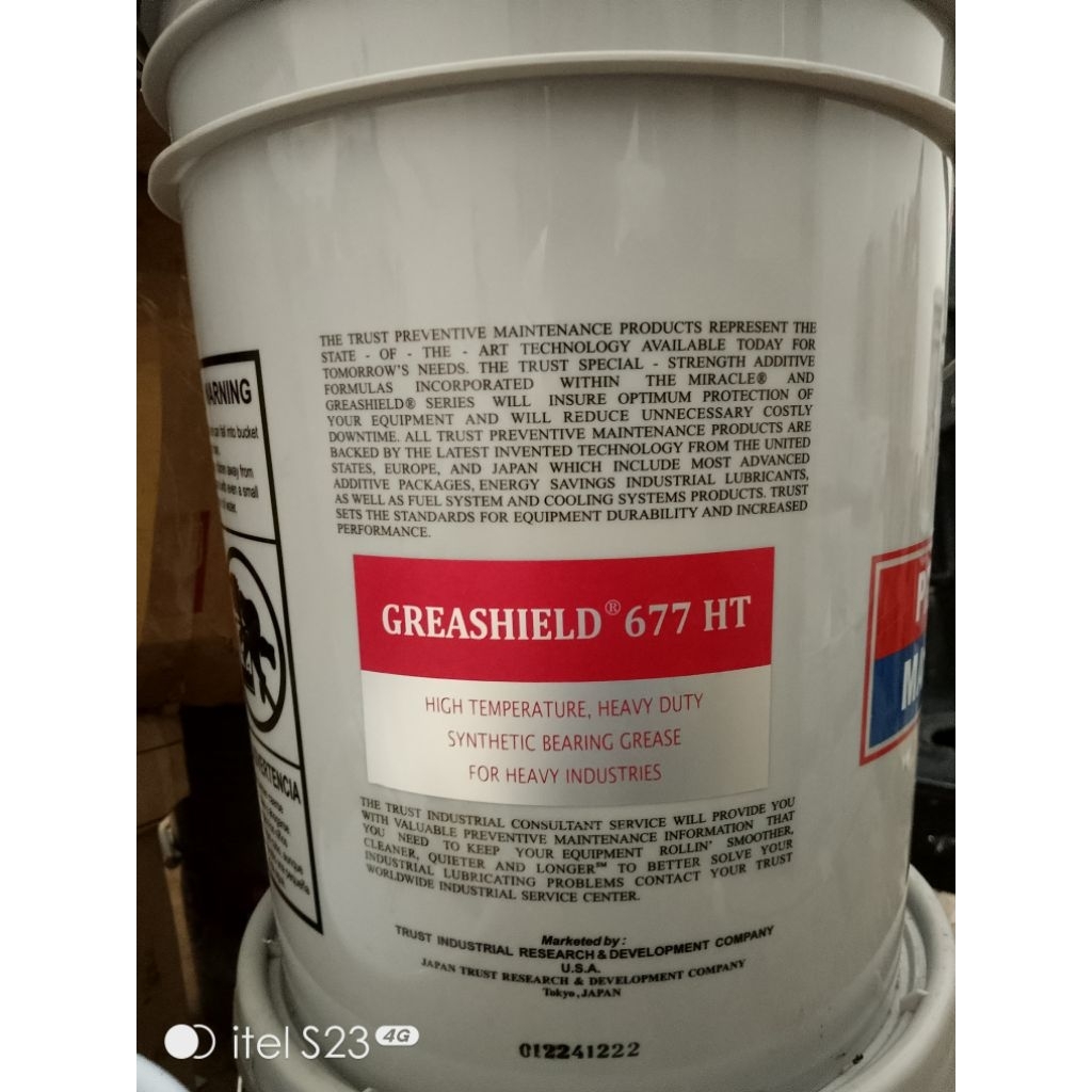 Trust, Greashield 677 HT, Grease Litium Komplek High Temp. NLGI 2
