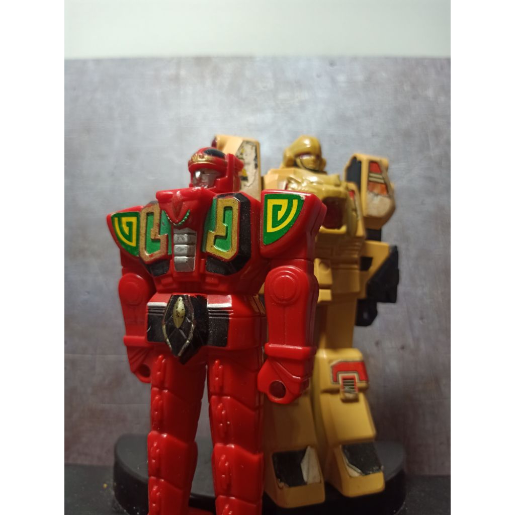 Figure Mighty Morphin Power Rangers Zord Set Tigerzord and Red Dragon