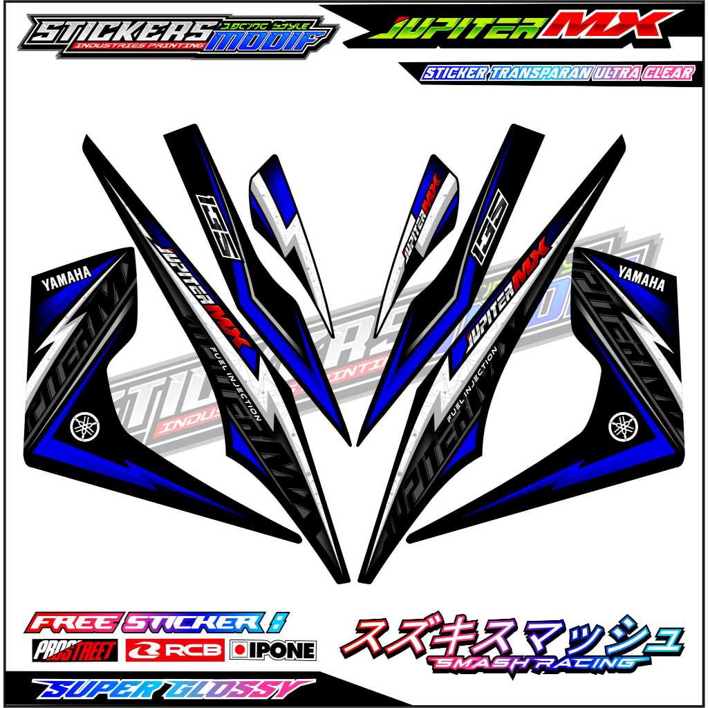 STRIPING VARIASI JUPITER MX OLD / STICKER LIST VARIASI JUPITER MX OLD