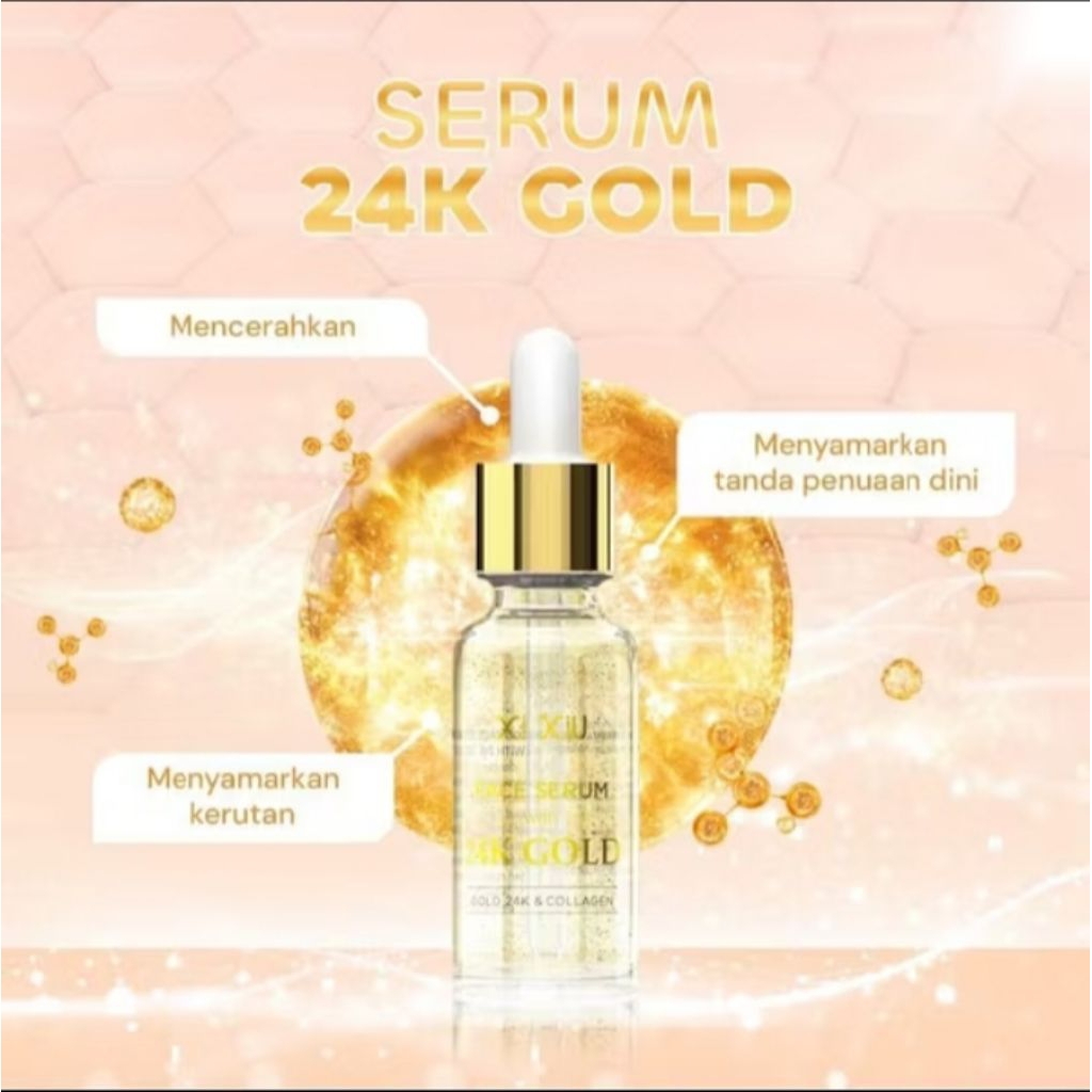 Xi Xiu Face Serum 24K Gold 20ml - Serum Wajah Xixiu