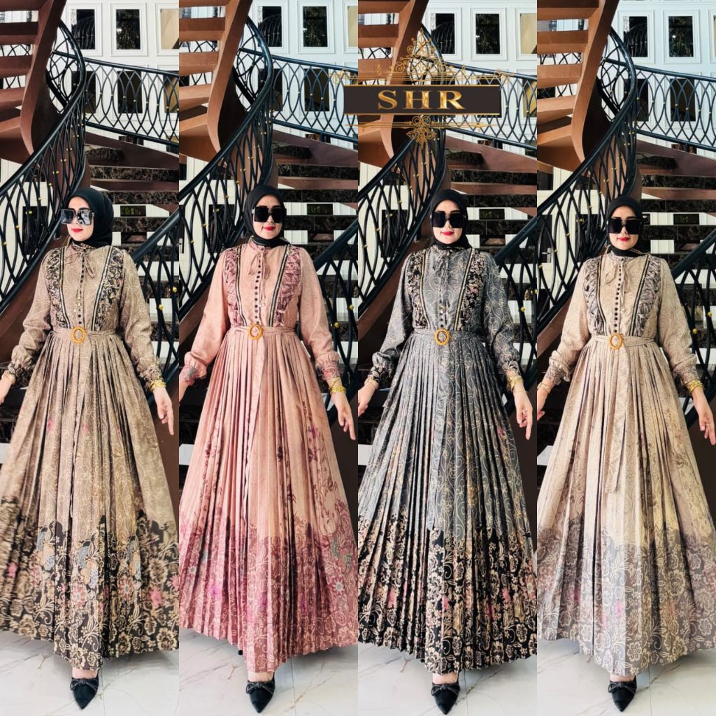 "NEW SHR ORI"READY MAXI DRES GAMIS KAJOL KATUN BKK MOTIF BATIK SHR ORIHIGH QUALITY BEST SELLER SIAP 