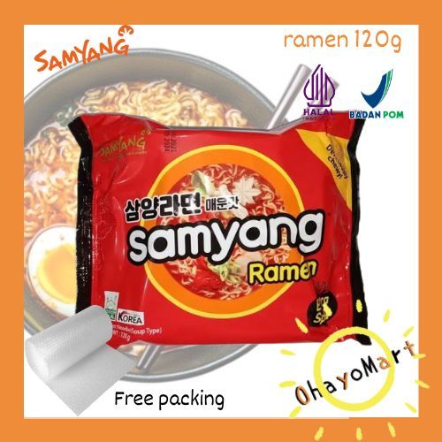

Samyang Green Ramen Spicy flavour / Samyang Spicy ramen / mi instan kuah pedas 120g