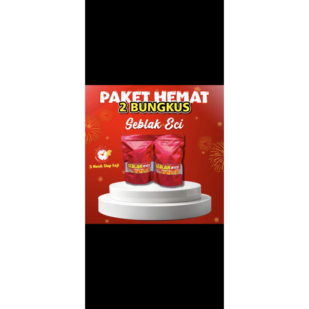 

Paket hemat seblak eci 2 bungkus