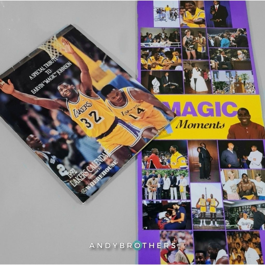 Buku / Kalender 1992 / Katalog - a Special Tribute to Earvin "Magic" Johnson - Los Angeles Lakers 32