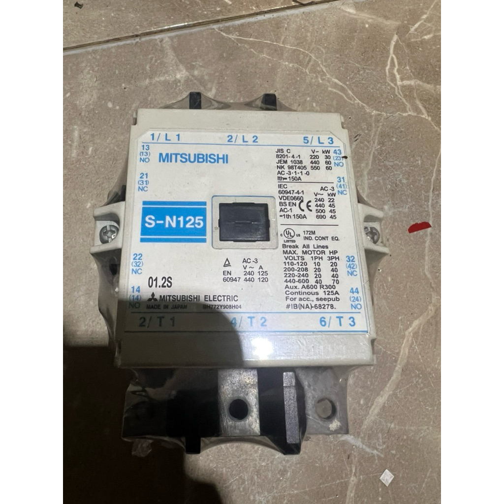 KONTAKTOR /CONTACTOR SN125 ORIGINAL MITSUBISHI