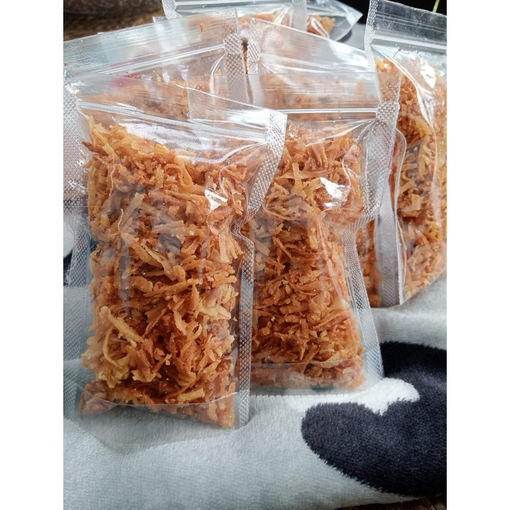 

Keripik Marning Rasa Asin Bawang Putih | Marining Gula Merah Pedas.