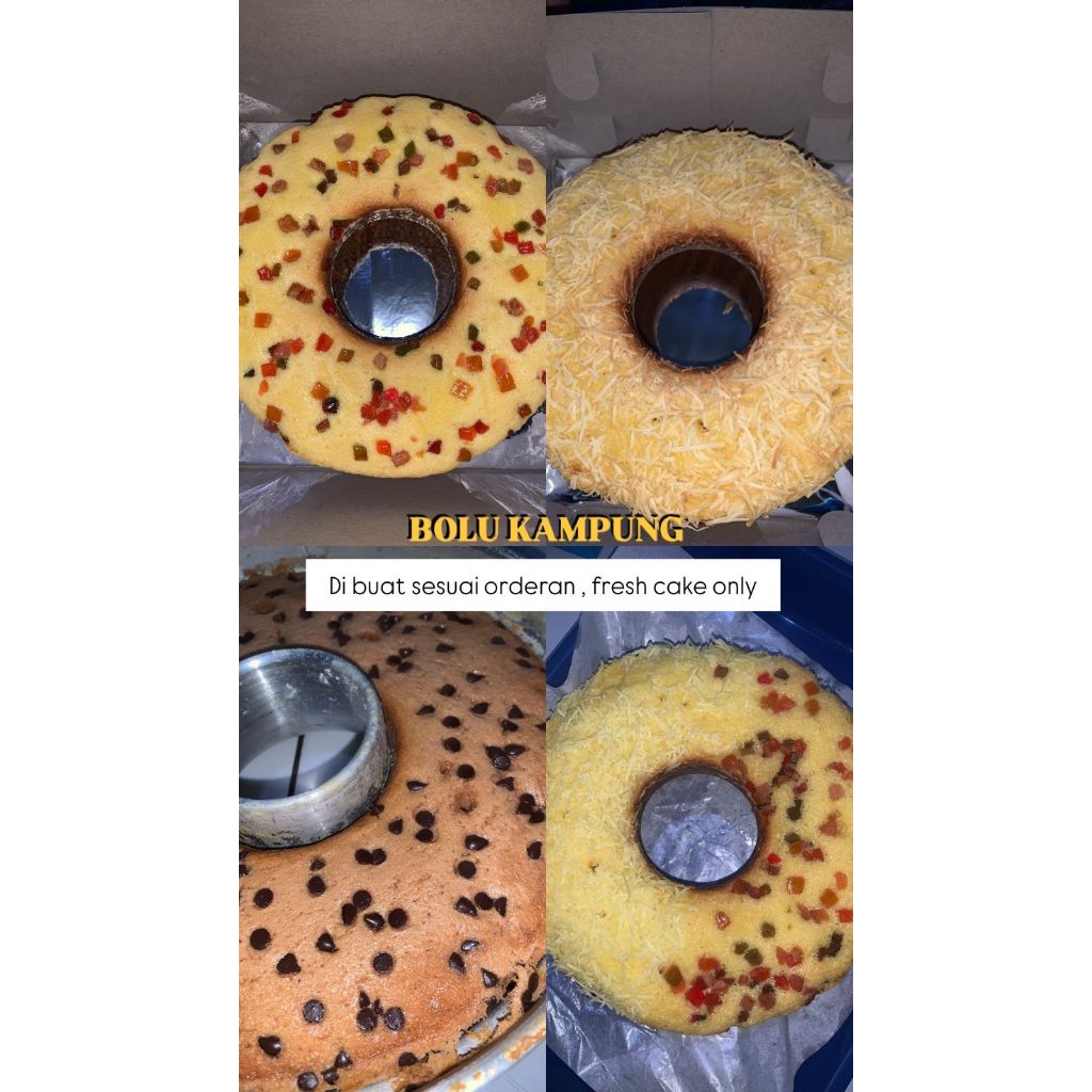 

Bolu Jadul Diameter 22 cm | Premium | Tidak seret | Lembut
