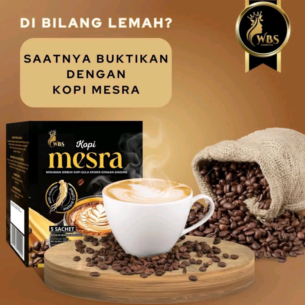 

Wbs Kopi Mesra 1box isi 5saset
