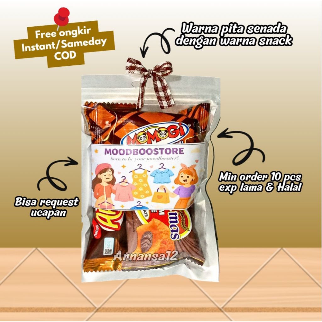 

Mini Gift Snack Tema Warna Cokelat Manis Hampers Parcel Mini Snack Ulang Tahun Hadiah Graduation Bisa Custom Nama Request Ucapan