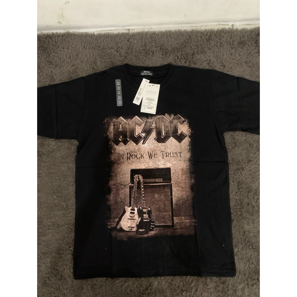 Tshirt Bershka AcDc Brand New Original