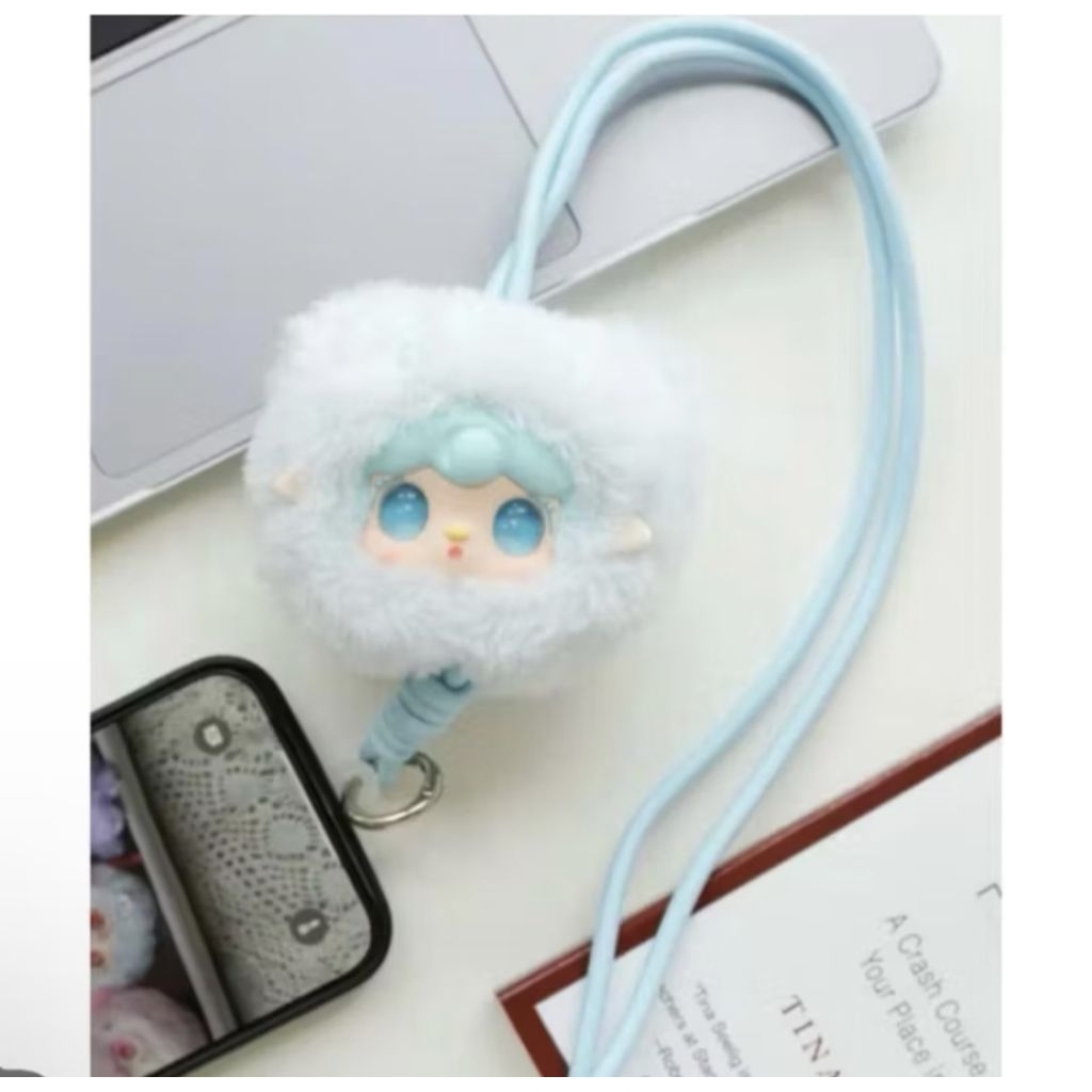 

yooki lanyard original include box lengkap. eyeshadow blue