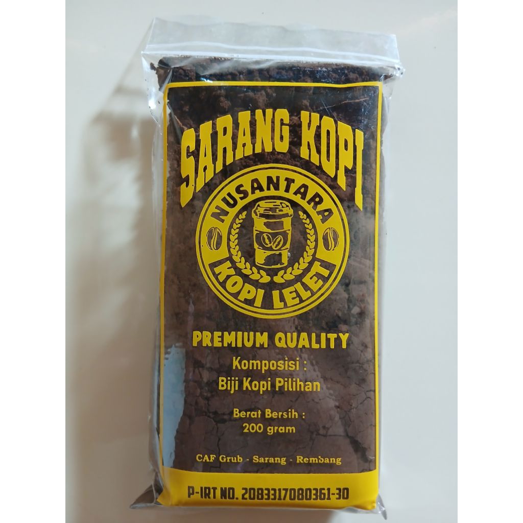 

KOPI LELET NUSANTARA KOPI LELET KHAS SARANG REMBANG