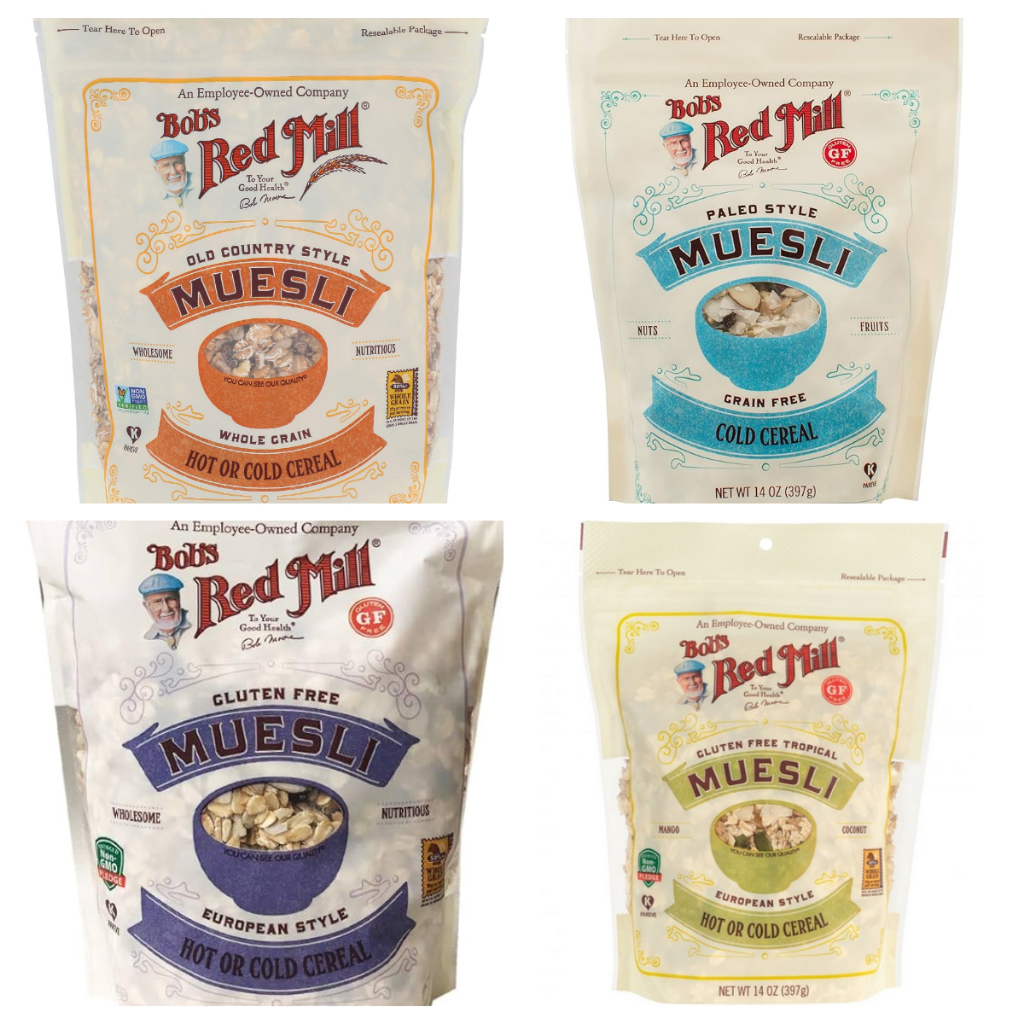 

[oddsolshop] pekanbaru/Bob's Red Mill BRM Muesli Sereal Instan 510GR Whole Grain Tropical European