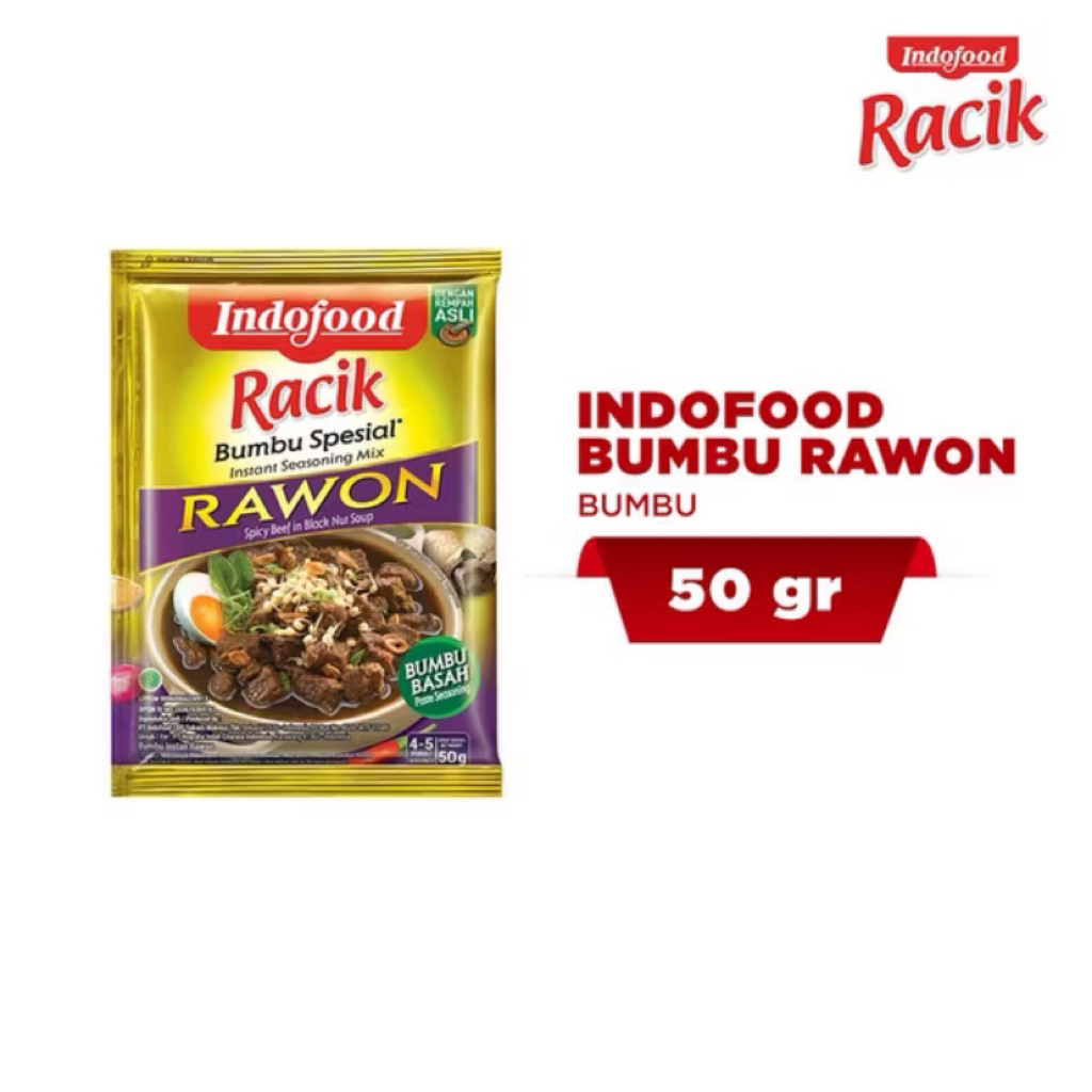 

Indofood Racik Bumbu Rawon 50g – Kuah Hitam Khas Jawa Timur, Praktis & Lezat!