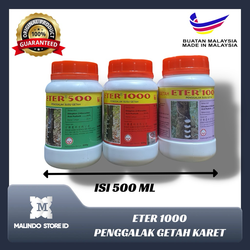 ETER 500-1000 Obat Getah Karet / Penggalak Susu Getah Karet