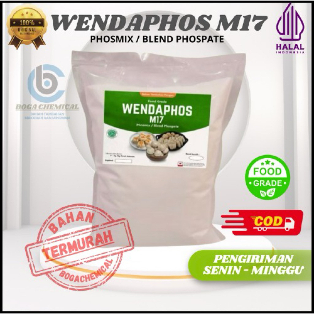 

#1KG# Wendaphos M17 (1kg) | Blend phosphate, Phosmix | Pengenyal bakso, sosis dll / TERBAIK DI KELASNYA