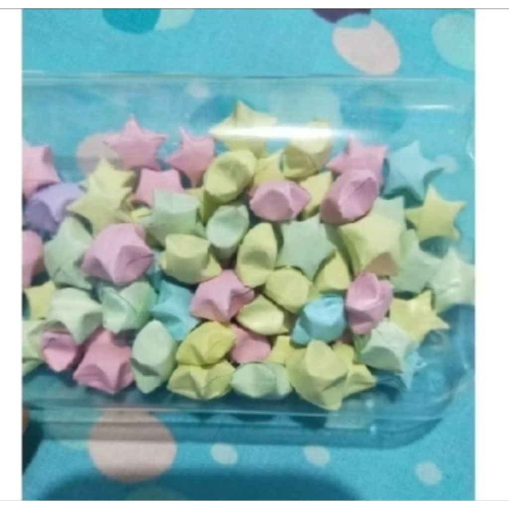 

Origami bintang pastel 50 pcs