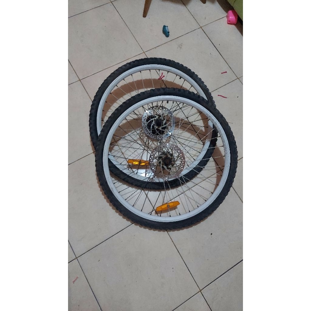 WHEELSET 26" MTB ALLOY BEKAS 36 hole