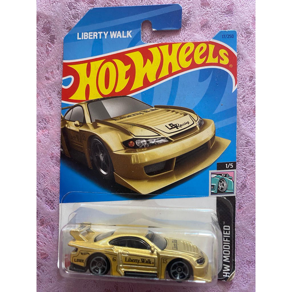 Hotwheels Nissan Silvia LBWK Gold