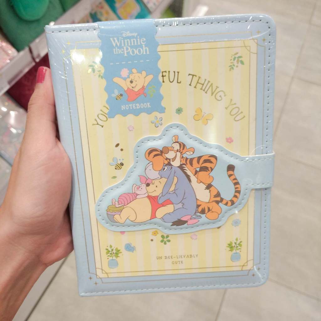 

Disney Winnie The Pooh Tiger Blue Hard Cover Journal Pad Notebook Buku Catatan Jurnal Diary