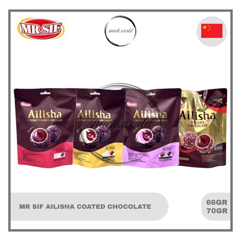 

Mr.SIF Ailisha Golden Chocolate Choco Balls Cookie Coated Strawberry