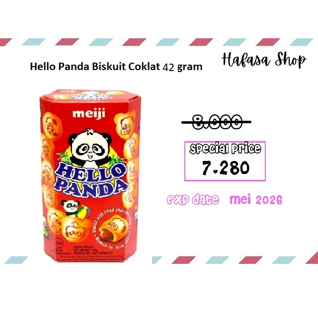 

Hello panda Biskuit Coklat 42 gram