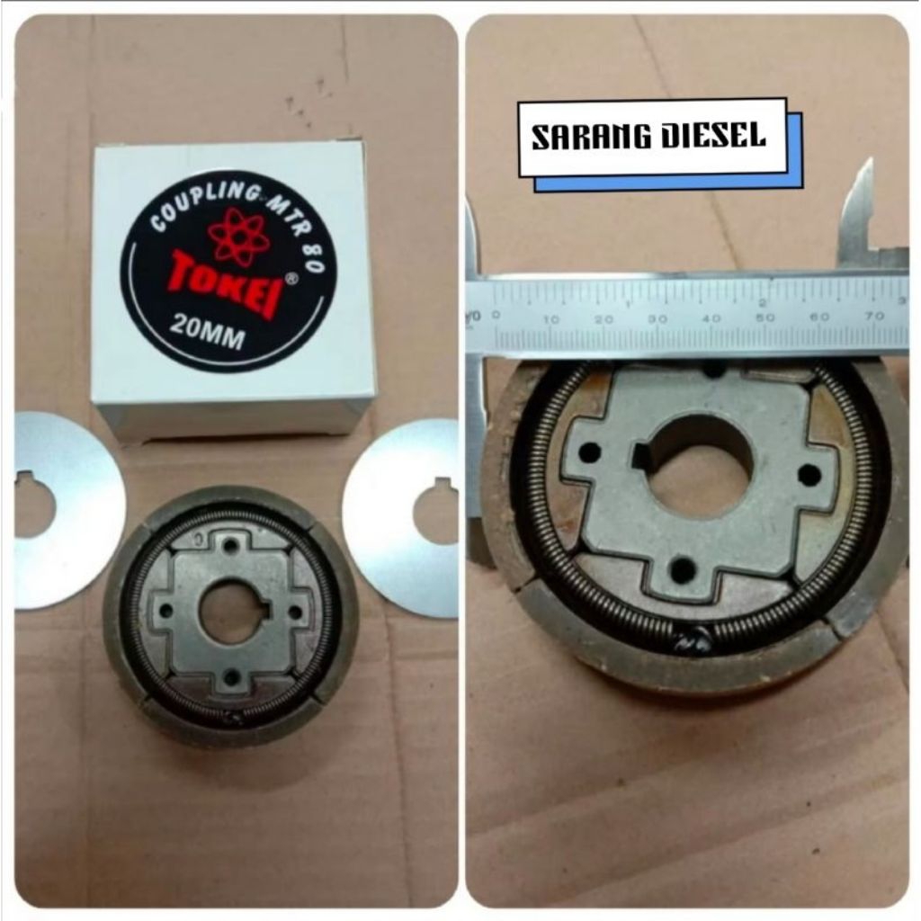 KAMPAS STEMPER KUDA GX 160 AS 20 MILI / KAMPAS KOPLING STEMPER ASLI TOKEI